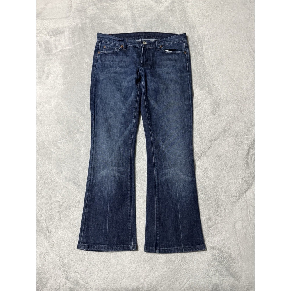 7 For All Mankind Jeans Womens 30 Blue Bootcut Low Rise Medium Wash 30x27